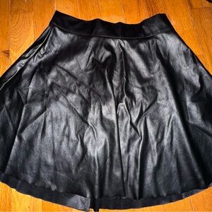 Leather skirt!